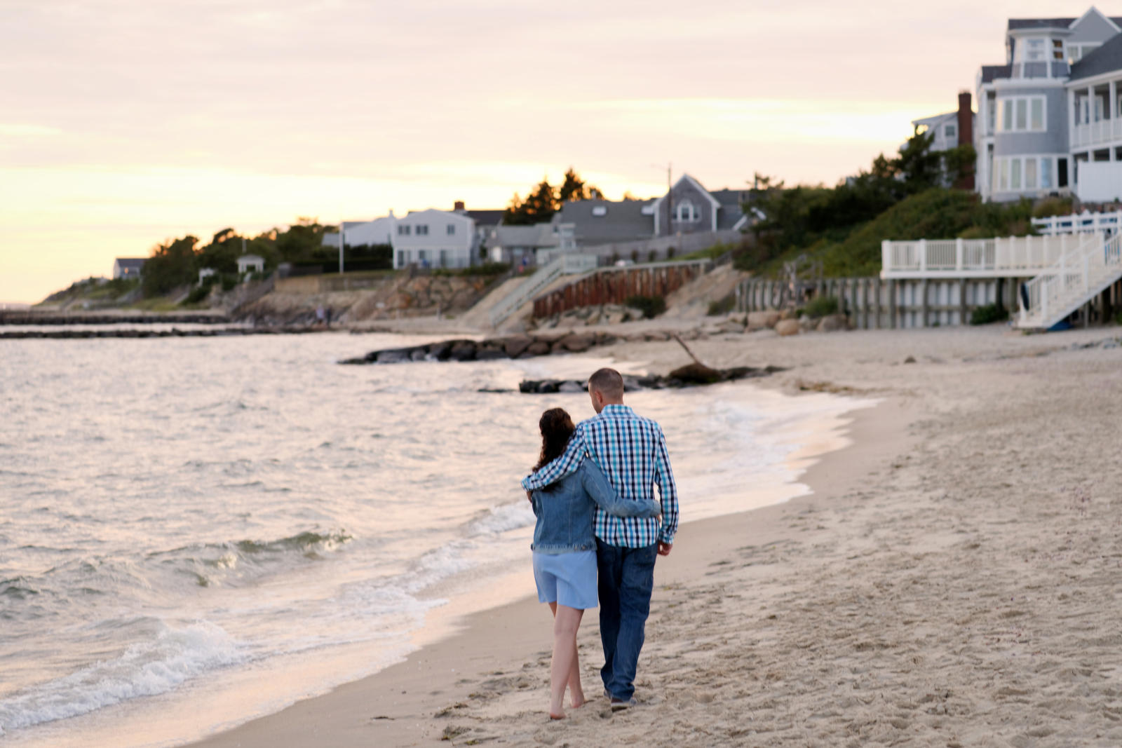 couple at the Ocean house restaurant