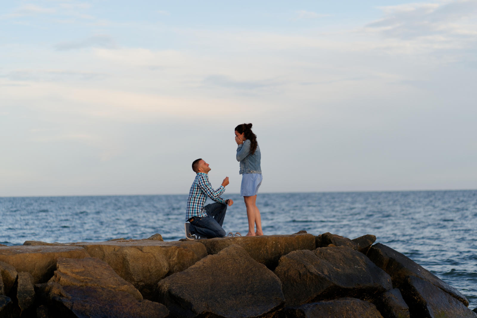 A surprise marriage proposal at the Ocean House restaurant on Cape Cod